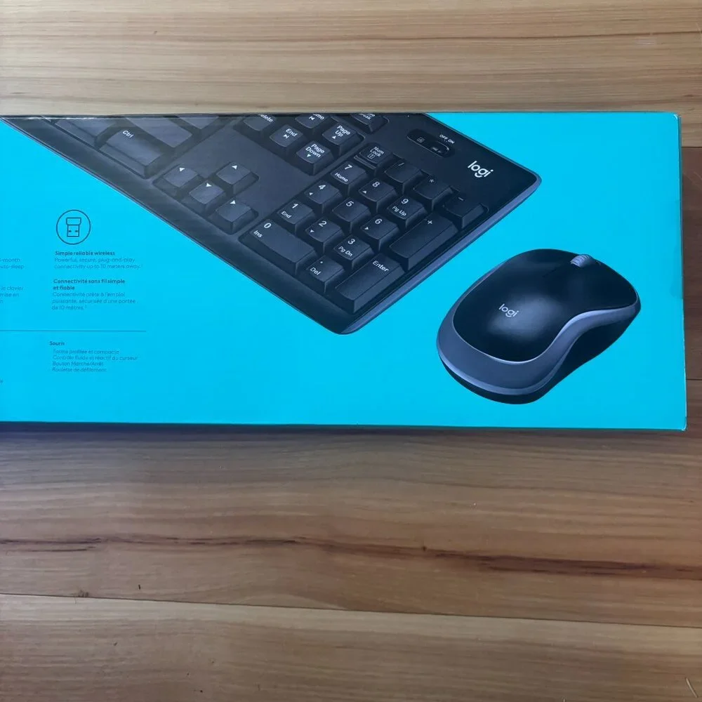Logitech MK270 Wireless Keyboard and Mouse Combo for Windows - Black